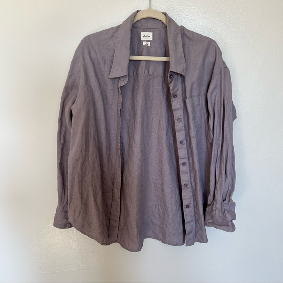 Aritzia Wilfred Free Relaxed Linen Shirt - Picture 3 of 6